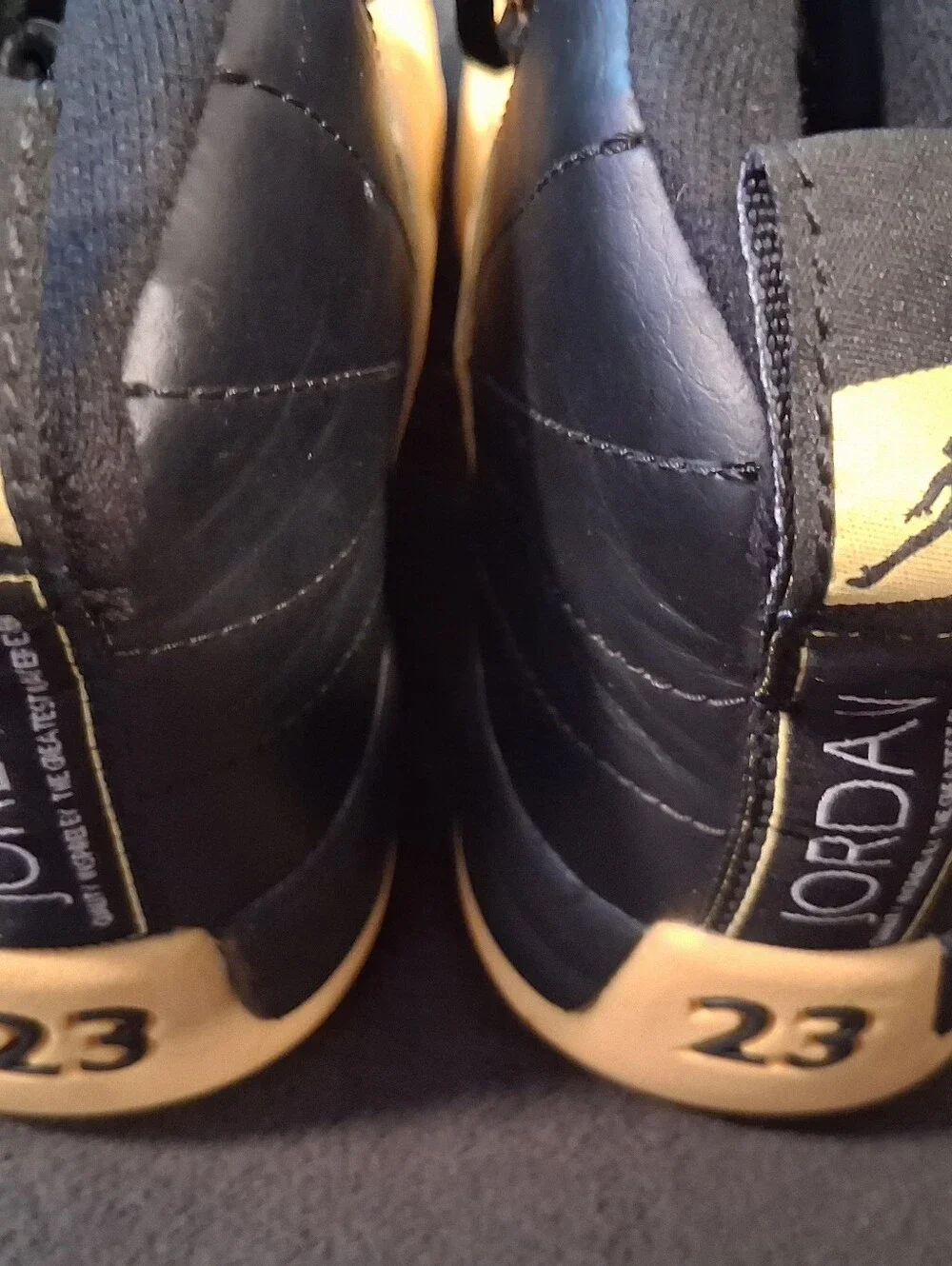 Air Jordan Men’s Athletic Shoes in Black & Yellow